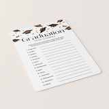 Graduation Word Scramble with Answers Printable