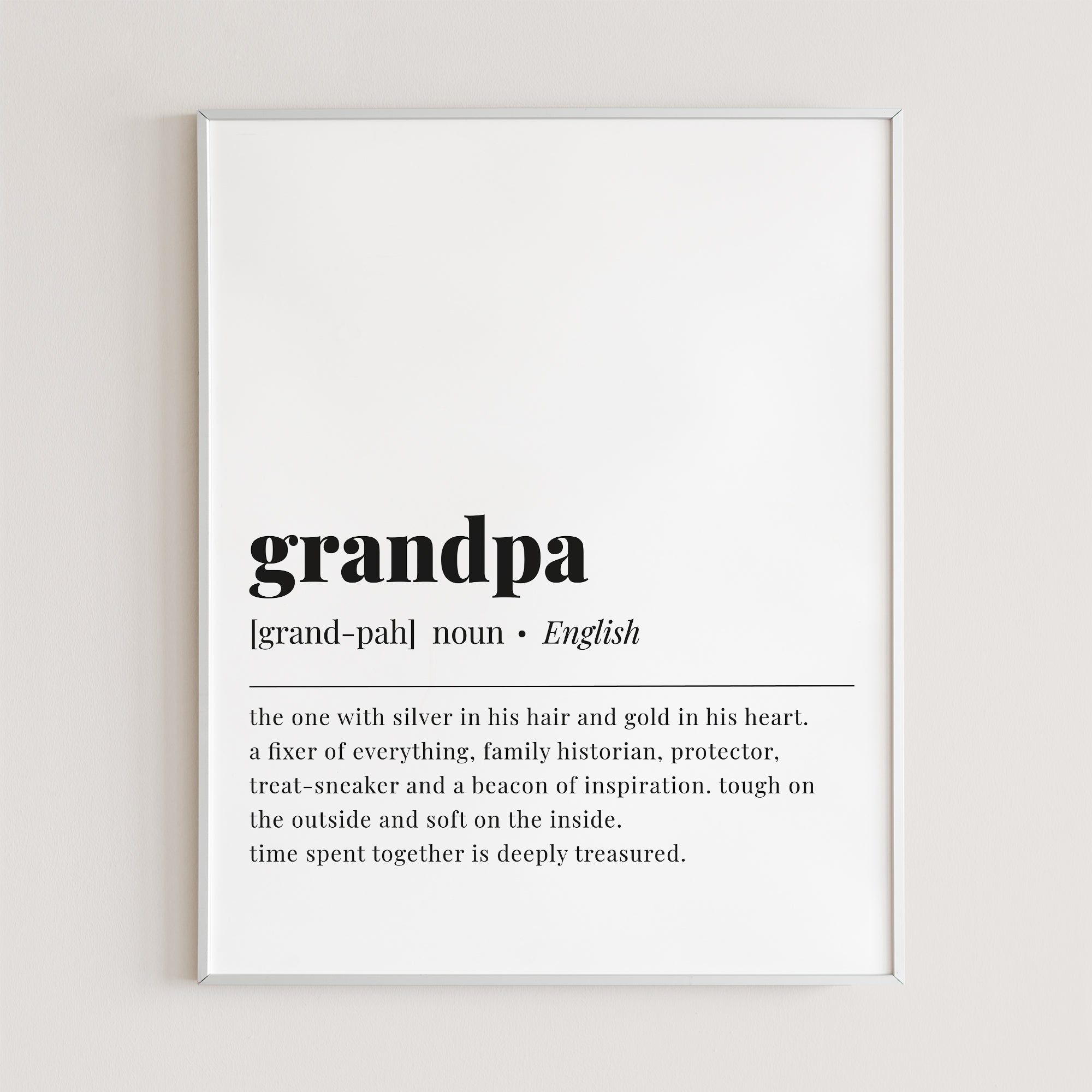 Grandpa Definition Printable by LittleSizzle