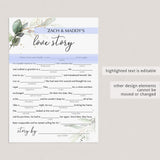 Chic Bridal Shower Games Bundle of 8 Printable