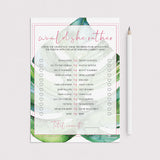 tropical bridal shower game ideas to diy by LittleSizzle