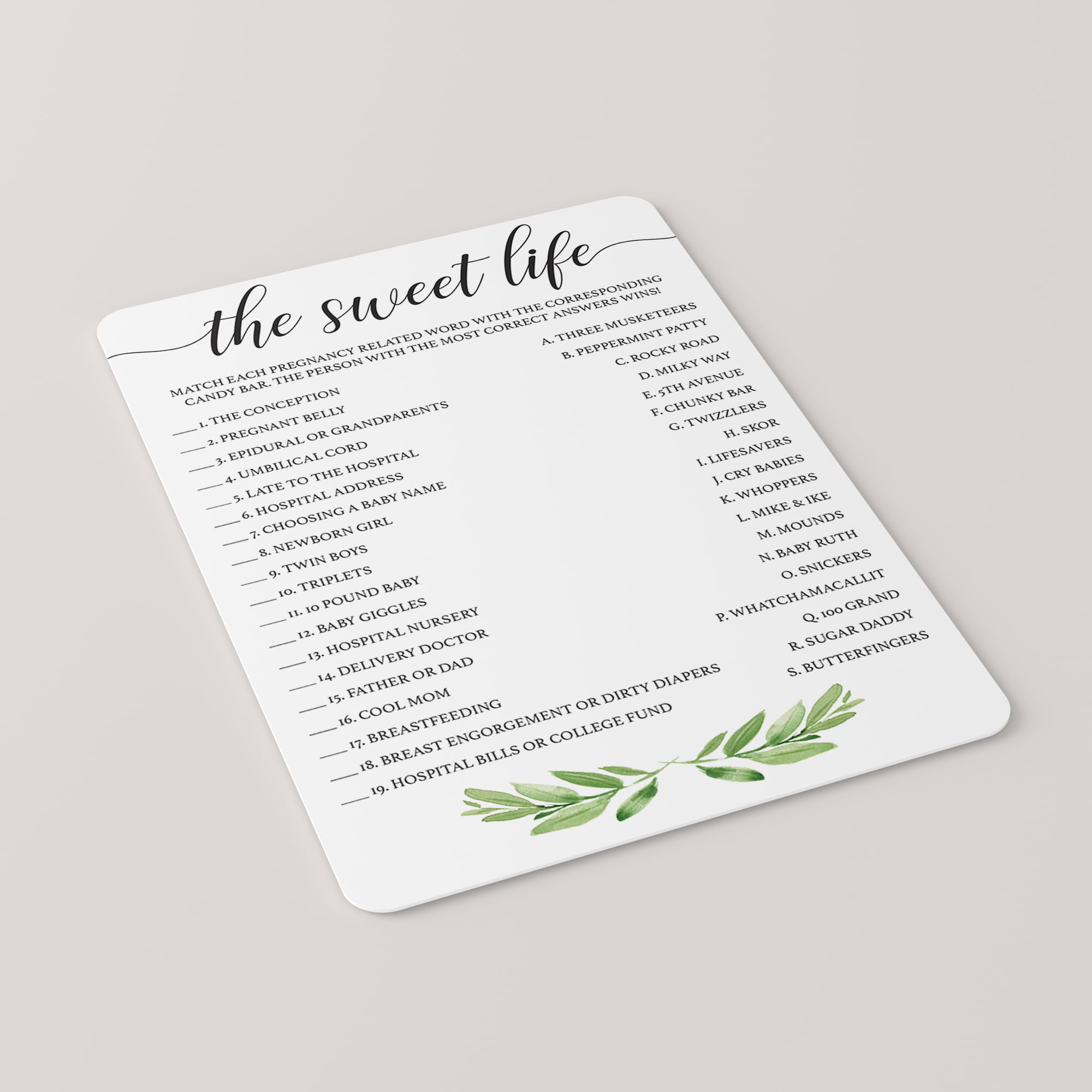 DIY baby shower games gender neutral by LittleSizzle