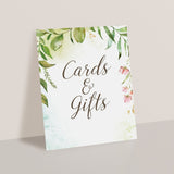 Printable Garden Party Decor for Cards and Gifts