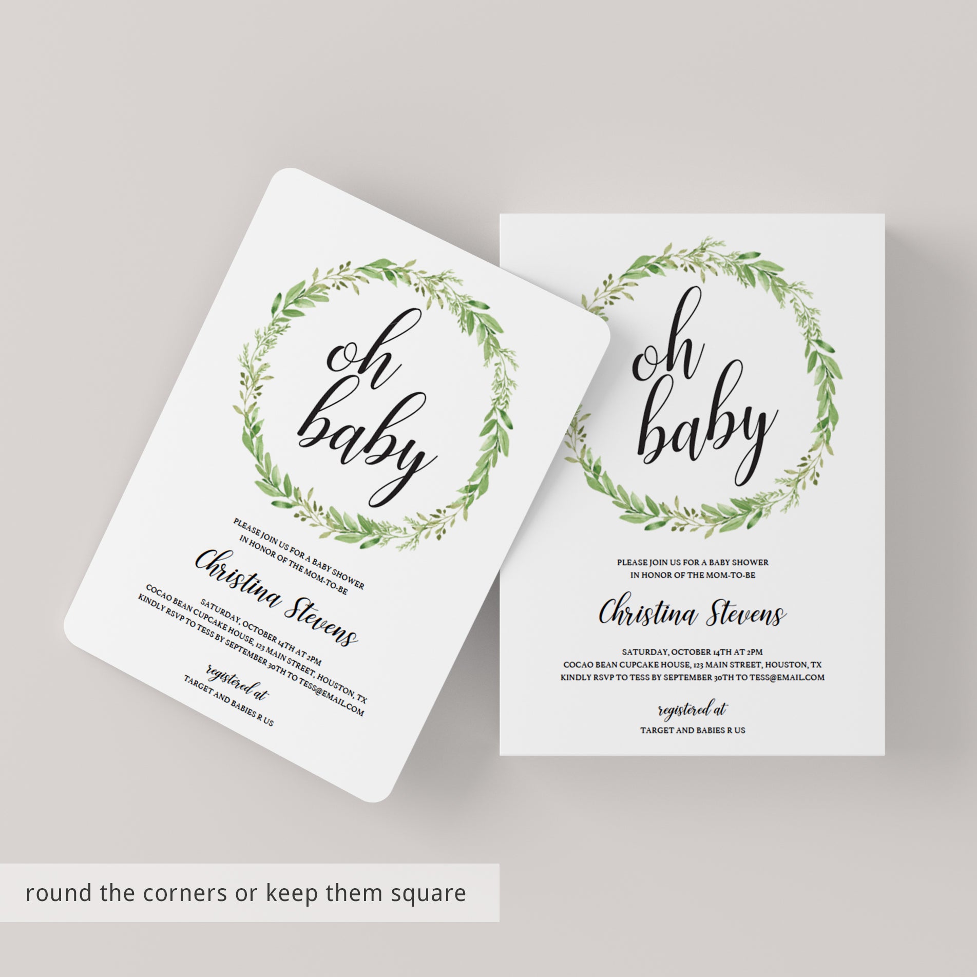 Editable Baby Shower Invite by LittleSizzle