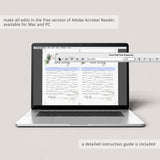 greenery bridal shower mad libs printable