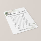 Elegant Baby Shower Game Baby Around The World Printable