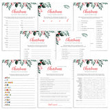 Printable Christmas Games Bundle for Family by LittleSizzle