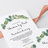 Green baby shower by mail invitation by LittleSizzle