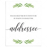 Neutral baby shower decorations address sign by LittleSizzle