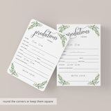 Watercolor Greenery Baby Shower Games Bundle Instant Download