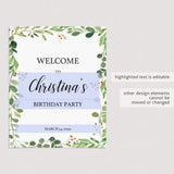 Greenery Party Decorations Bundle DIY