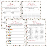 Fun Christmas Games Bundle Instant Download by LittleSizzle