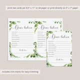 Dear babies twin baby shower printable cards by LittleSizzle