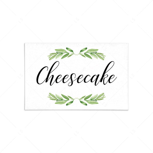 Greenery food labels printable by LittleSizzle
