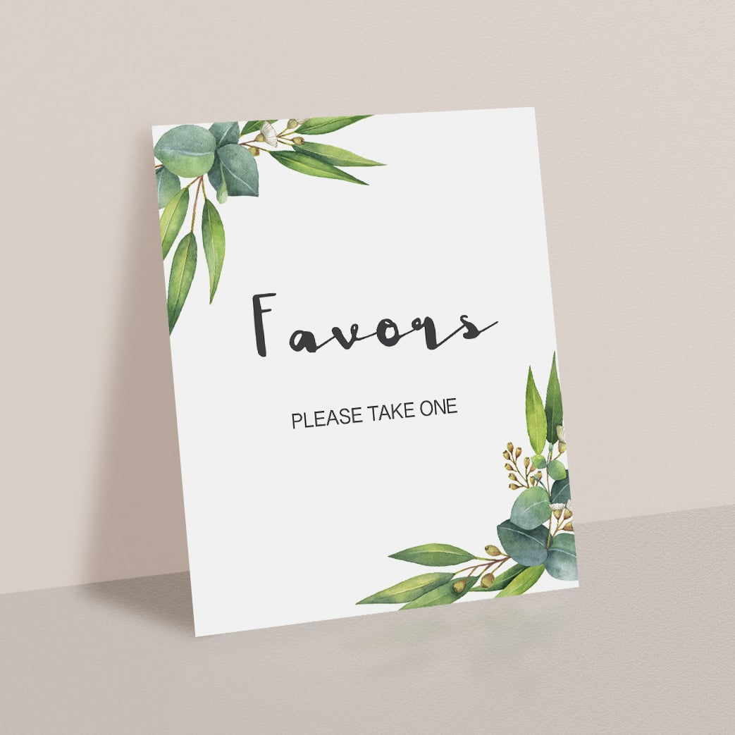 Instant download baby shower favors signs by LittleSizzle