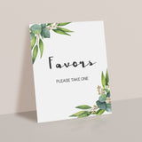 Instant download baby shower favors signs by LittleSizzle