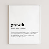Growth Definition Print Instant Download by Littlesizzle