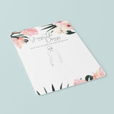 Fun Bridal Shower Activity Guess Her Dress Printable