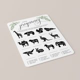 Animal Pregnancy Game Gender Neutral Baby Shower
