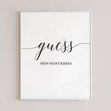 Editable guess how many kisses game template by LittleSizzle