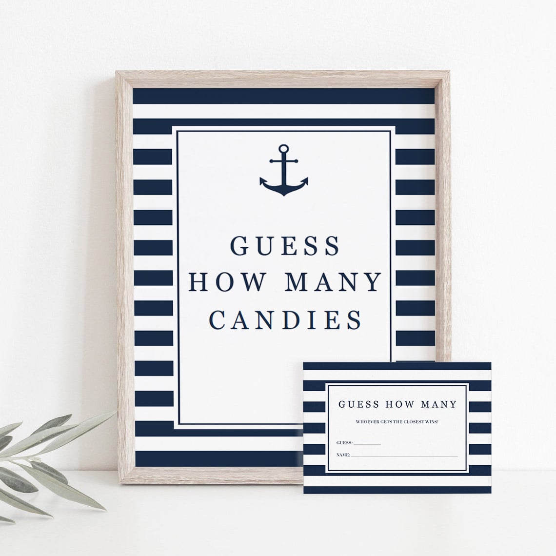 Nautical guessing game printable by LittleSizzle