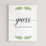 Editable Guess How Many Game Greenery