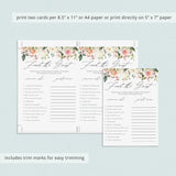 Find the Guest Bridal Shower Mingling Game Printable