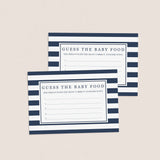 Boy Baby Shower Guess The Baby Food Game