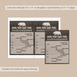 Printable name the baby song baby shower game for boys by LittleSizzle