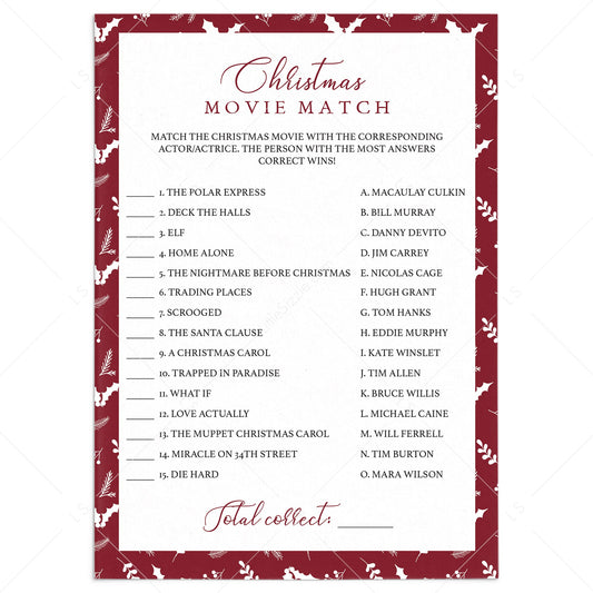 Funny Christmas Movie Game by LittleSizzle