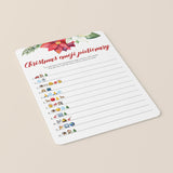 Christmas Emoji Pictionary Printable