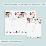 4 Tropical Bridal Shower Games Instant Download