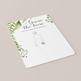 Unique Wedding Shower Guess The Dress Game Cards