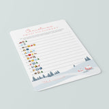 Winter Holiday Emoji Pictionary Game Printable
