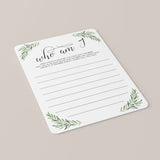 Garden Bridal Shower Games Bundle Printable