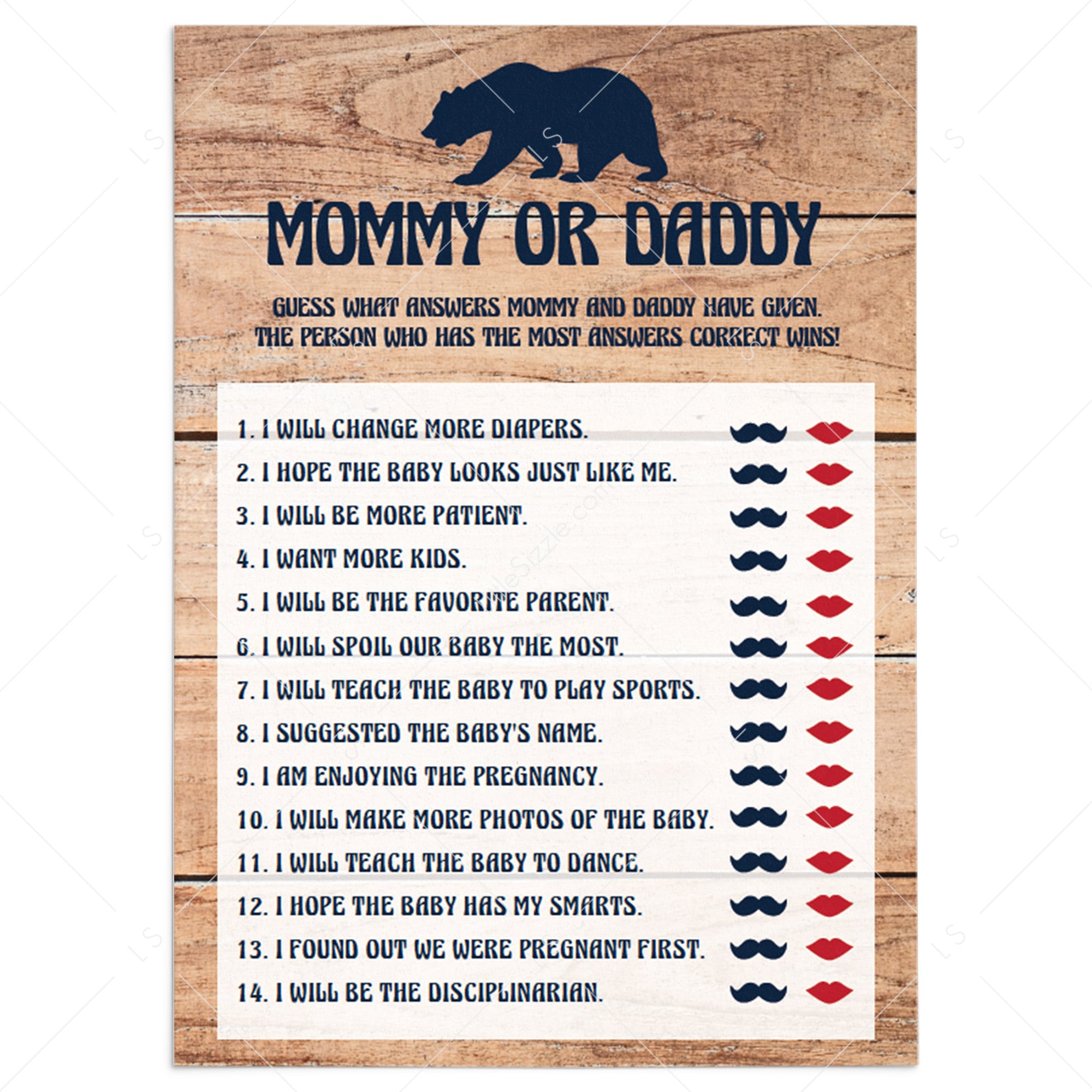 11 Woodland Baby Shower Games Printable Package - Press Print Party!