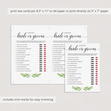 editable bridal shower games instant download