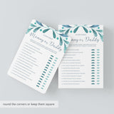 Guess Who Said What Mommy or Daddy Baby Shower Game