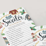 Ugly Sweater Game Guess The Christmas Carol with Answers