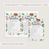 Ugly Sweater Game Guess The Christmas Carol with Answers