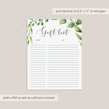 Botanical Party Printable Package