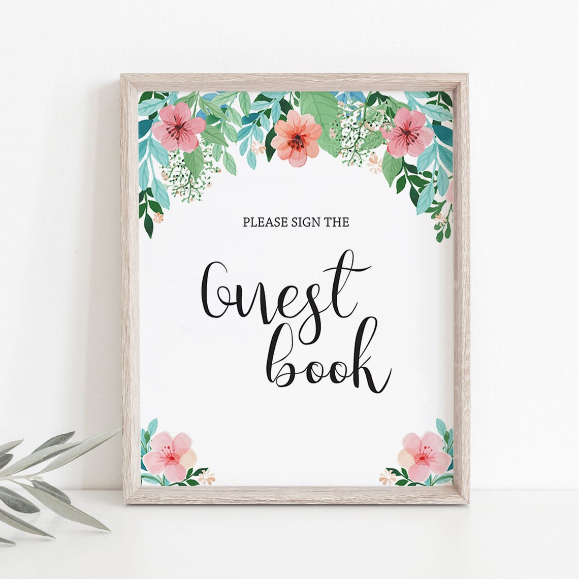 Summer baby shower decorations floral by LittleSizzle