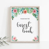 Summer baby shower decorations floral by LittleSizzle