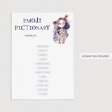 Halloween Emojis Game with Answers Printable