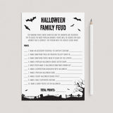 Halloween Family Feud Printable by LittleSizzle