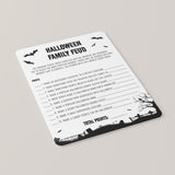 Halloween Family Feud Printable
