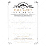 Black Skull Halloween Superstitions Quiz with Answers by LittleSizzle