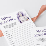 Printable Halloween Words Scramble Game