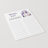 Halloween Haunted House Word Game Printable