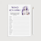 Printable Halloween Words Scramble Game by LittleSizzle