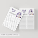 Halloween Haunted House Word Game Printable